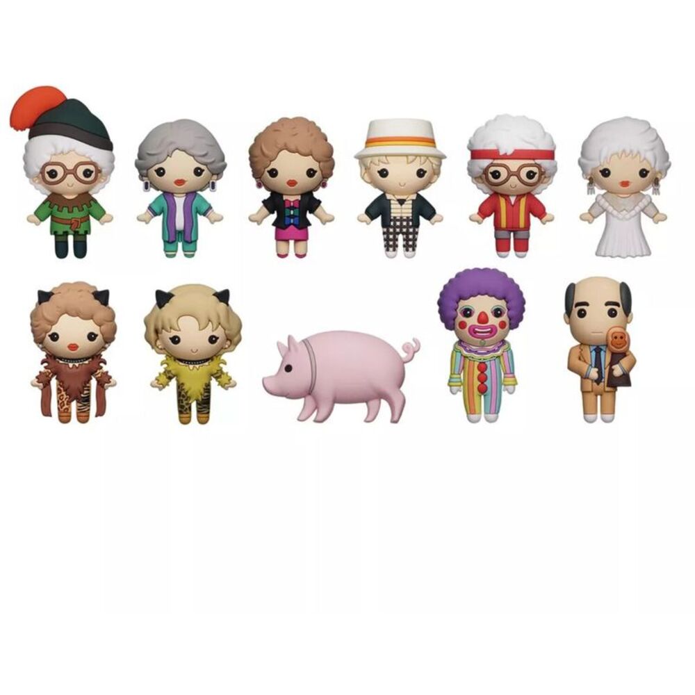 Monogram - Golden Girls 3D Foam Bag Clip - Series 5  COLLECTIBLES
